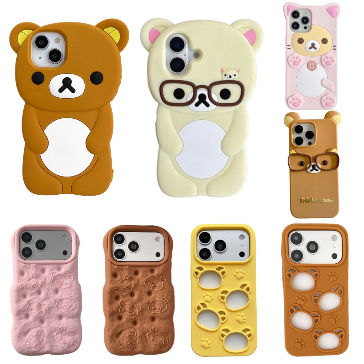 Phone Cases Cute Iphone 14 - So Cute 3D Cartoon Teddy Bear