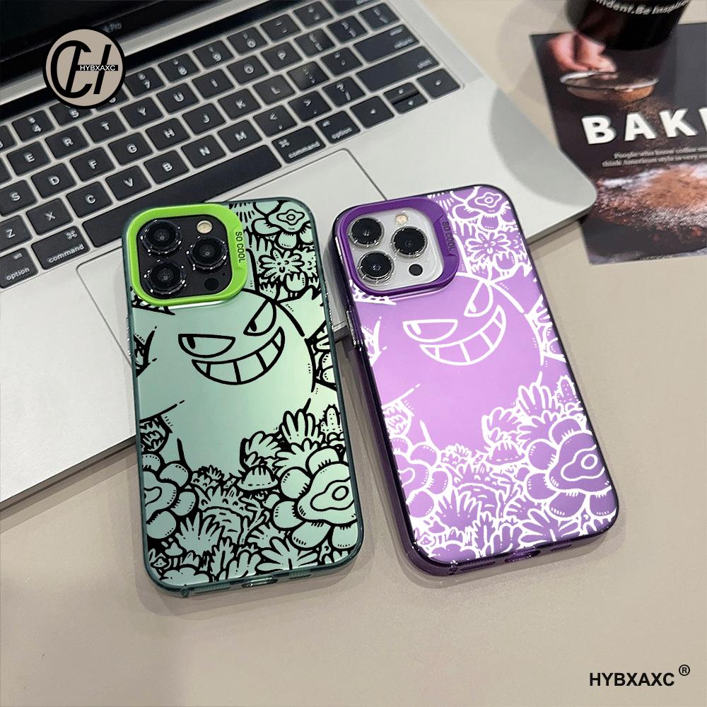 Phone Cases Cute Iphone 14 - Cute Floral G-Gengar P-Pokemon Phone Case