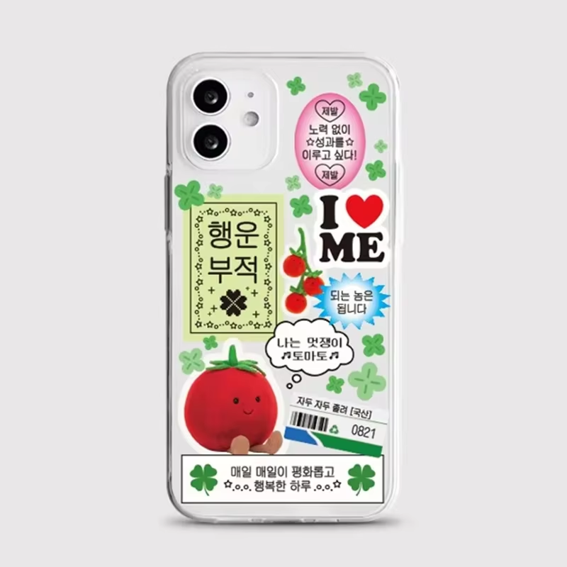 Korean Ins Cute Four Leaf Clov - Phone Cases Cute Iphone 14 ulasan dan harga
