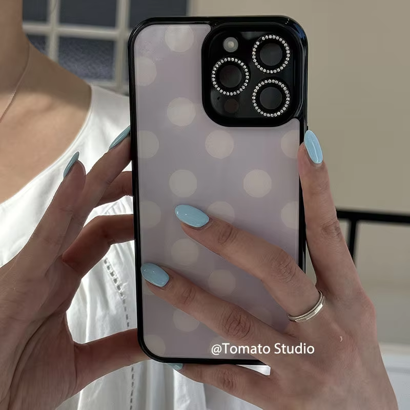 Korean Ins Fashion Purple Polk - Phone Cases Purple ulasan dan harga