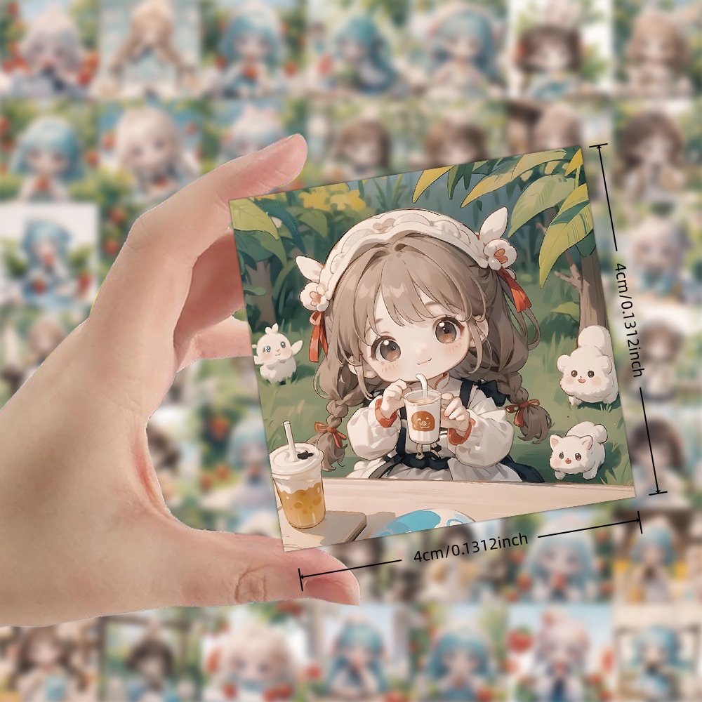 60 Pieces of Fruit Girl Cartoo - Phone Cases You Can Design ulasan dan harga