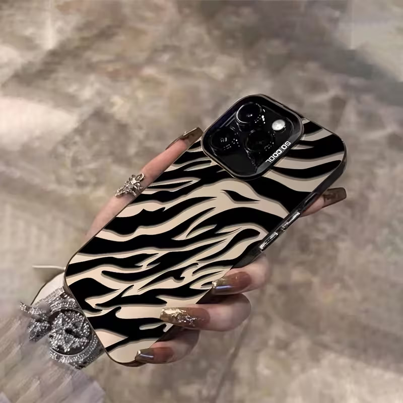 Zebra Pattern Black Advanced I - Phone Cases Iphone 14 ulasan dan harga