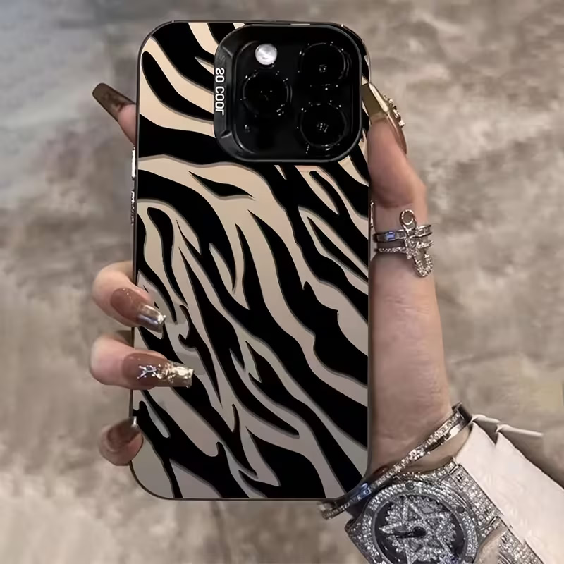 Zebra Pattern Black Advanced I - Phone Cases Iphone 14 ulasan dan harga
