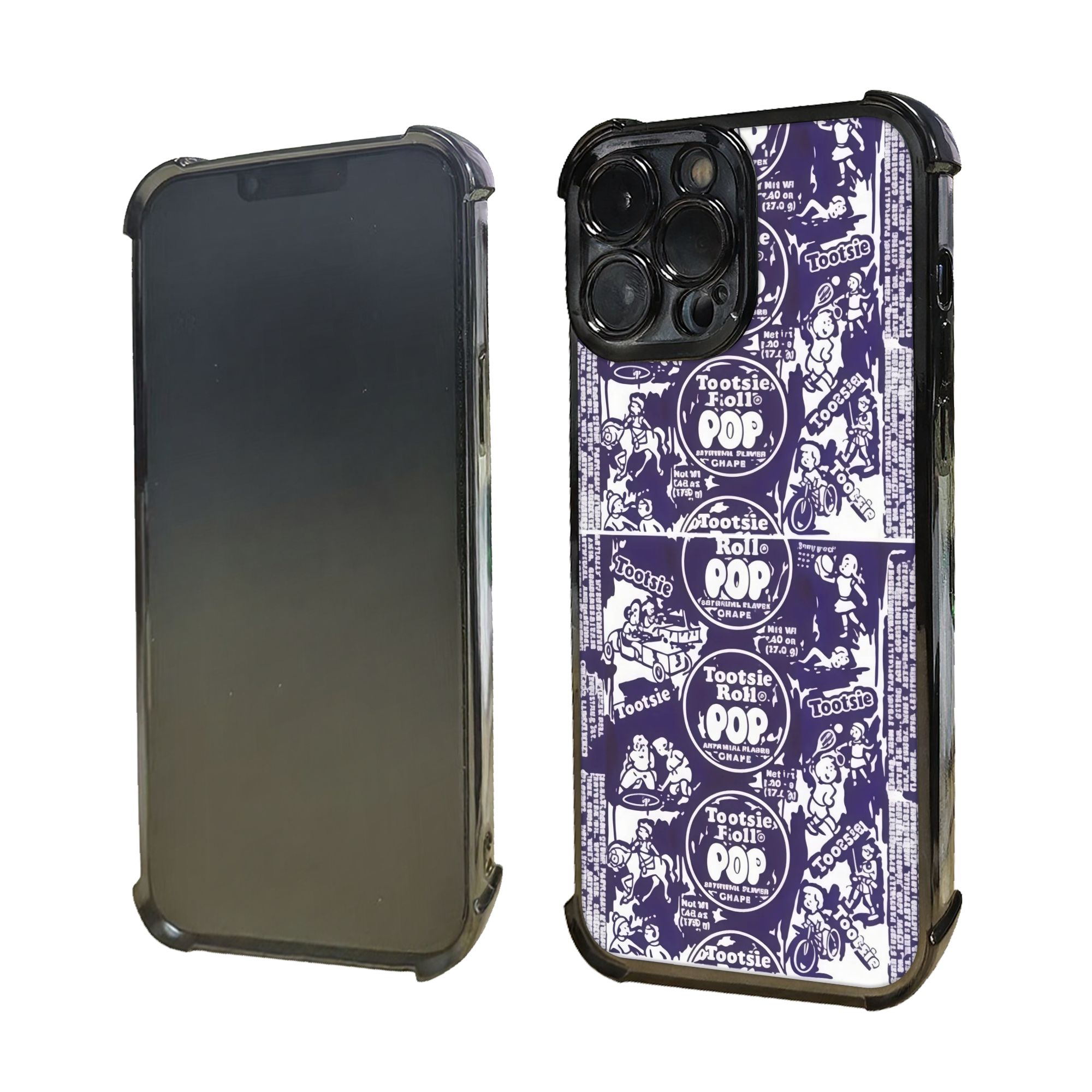 Retro Purple & White Phone Cas - Phone Cases Purple ulasan dan harga