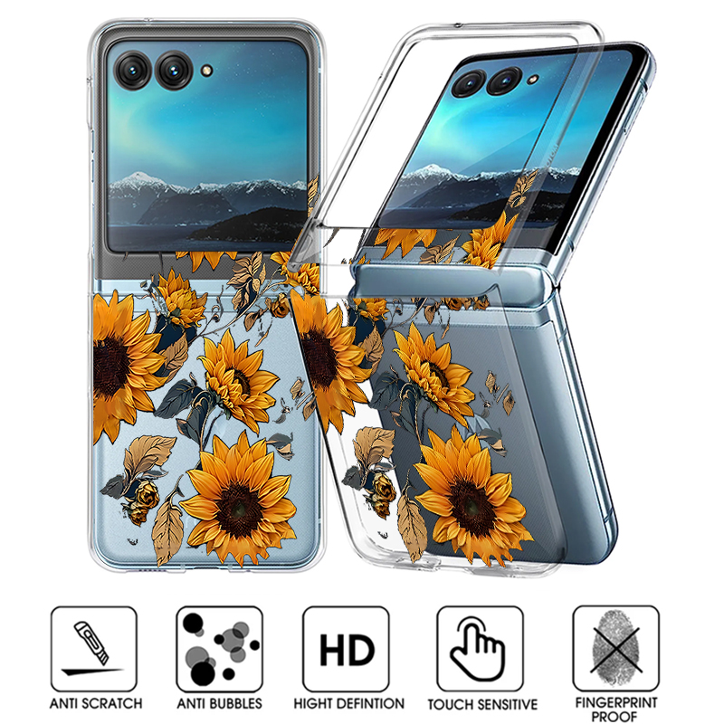 Sunflowers Pattern Clear Phone - Phone Cases Hard ulasan dan harga