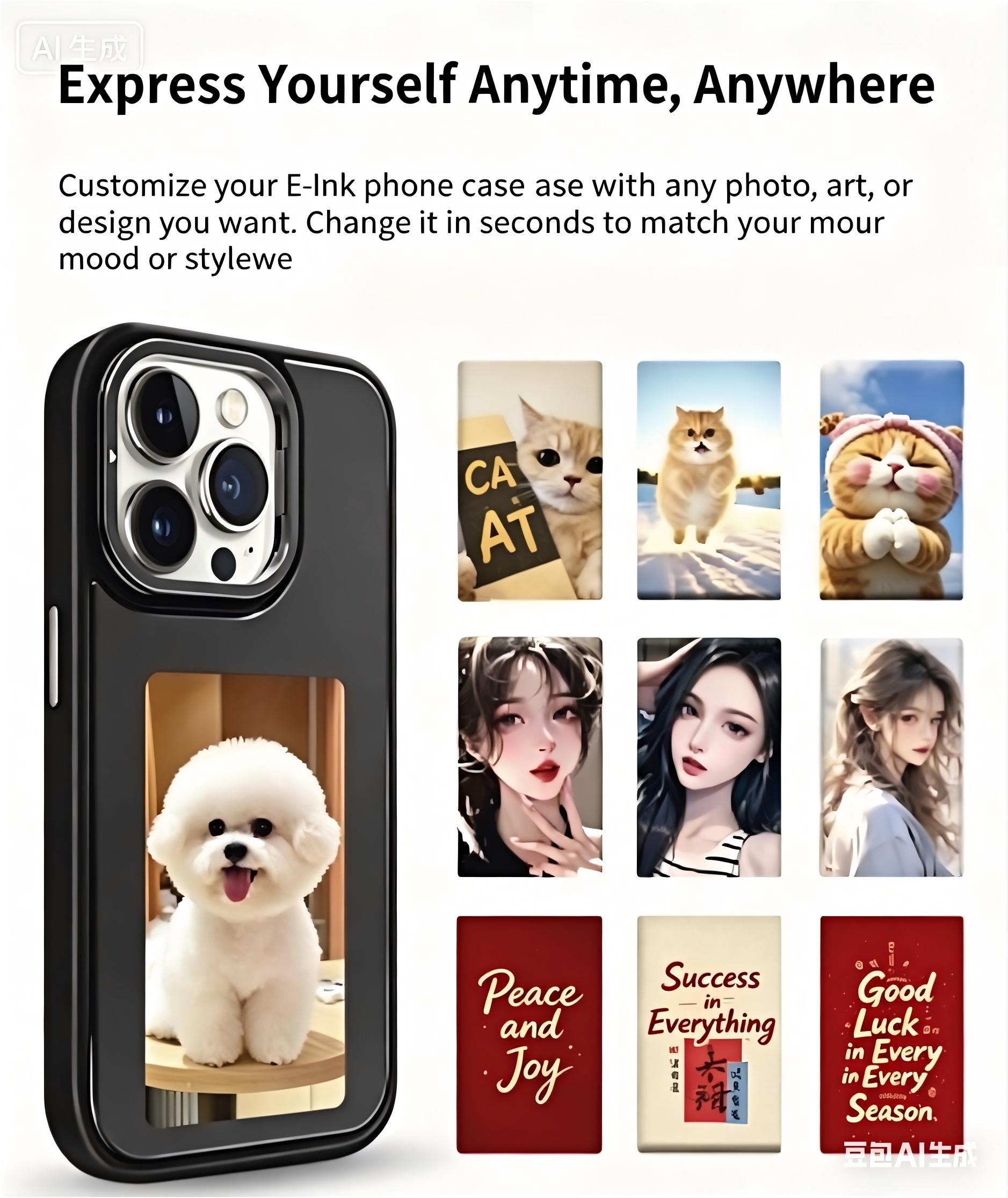 NFC Smart E-ink Phone Case DIY - Phone Cases Custom ulasan dan harga