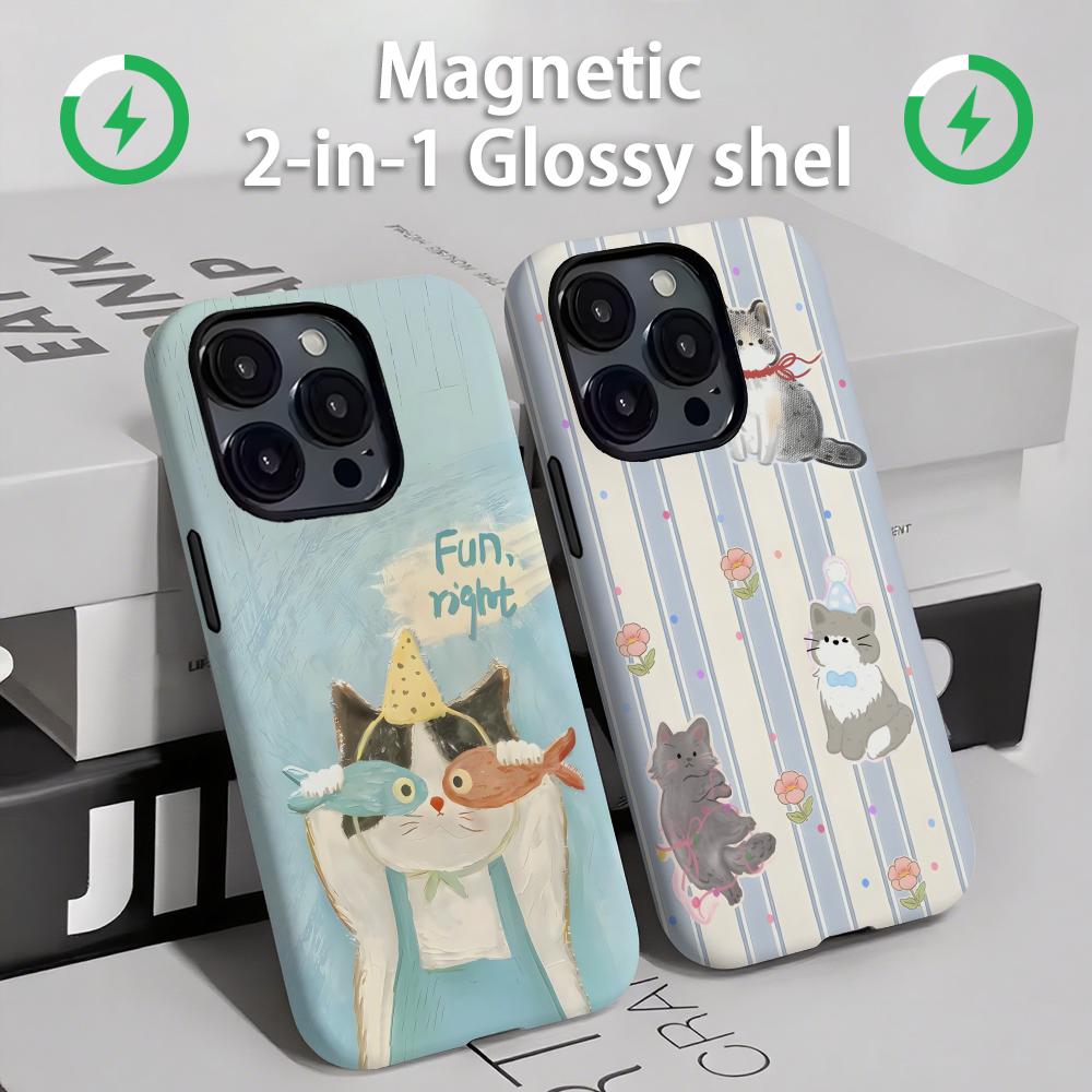 Cute cats and dogs  Phone Case - Phone Cases Cute Iphone 14 ulasan dan harga