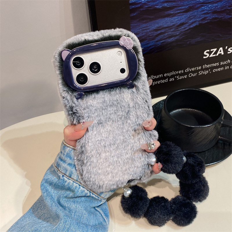 Luxury Solid Colors Furry Plus - Phone Cases Iphone 14 ulasan dan harga
