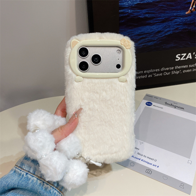 Luxury Solid Colors Furry Plus - Phone Cases Iphone 14 ulasan dan harga