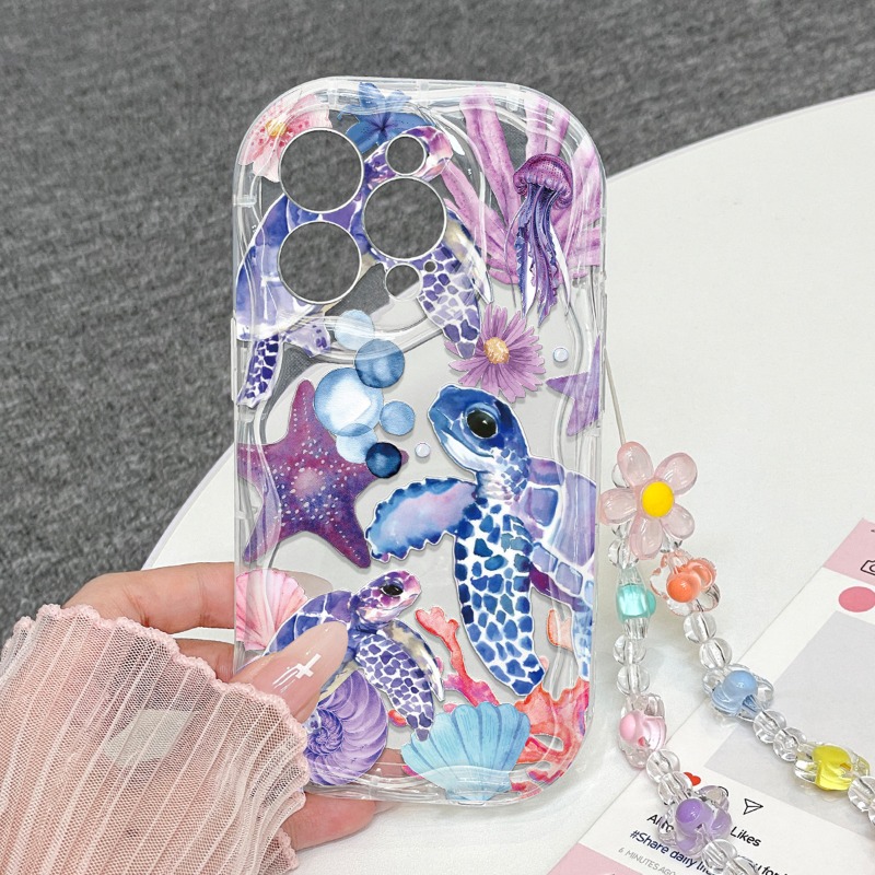 Purple Turtle Underwater World - Phone Cases Purple ulasan dan harga