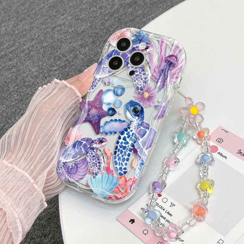 Purple Turtle Underwater World - Phone Cases Purple ulasan dan harga
