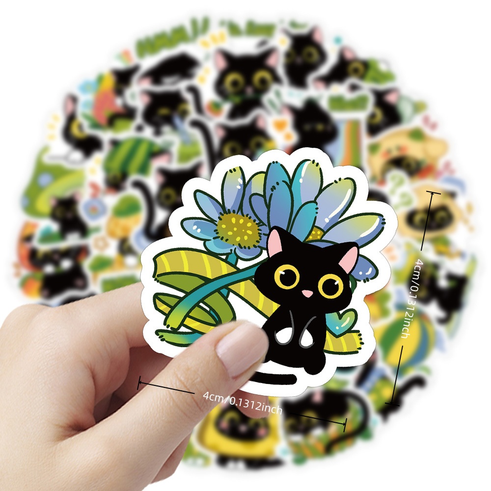 60 Cute Cartoon Black Cat Wate - Phone Cases You Can Design ulasan dan harga