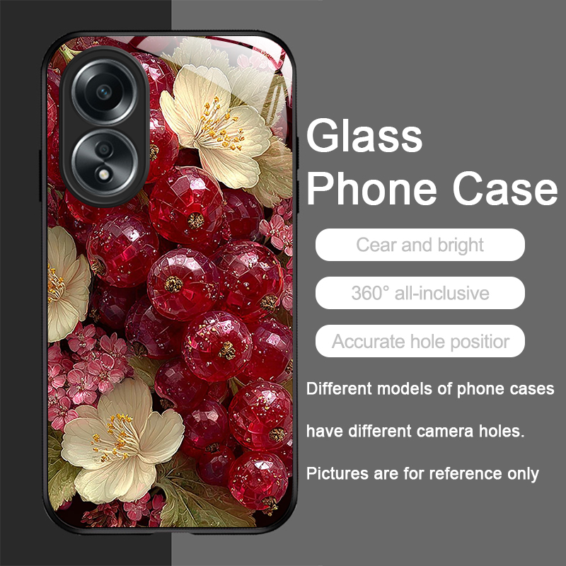 Aesthetic Crystal Fruits 2D Pr - Phone Cases Oppo ulasan dan harga