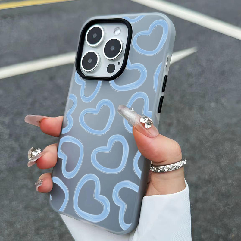 Cute Oil Painting Love Heart P - Phone Cases Cute Iphone 14 ulasan dan harga