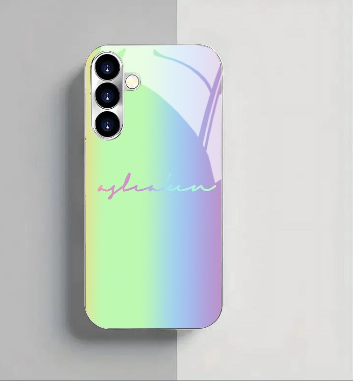 Green and purple gradient elec - Phone Cases Purple ulasan dan harga