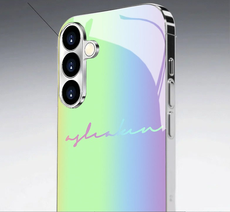 Green and purple gradient elec - Phone Cases Purple ulasan dan harga