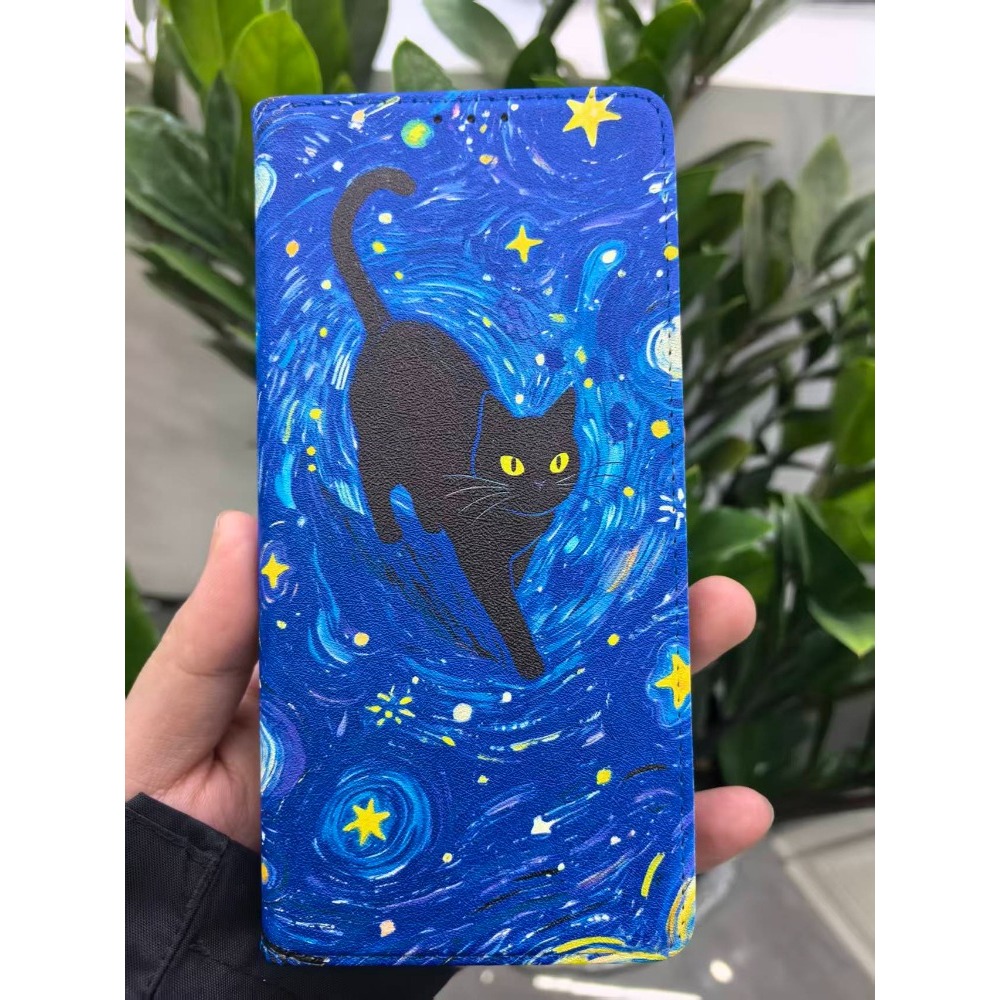 Painted Magnetic Flip Leather  - Phone Cases Samsung S23 ulasan dan harga