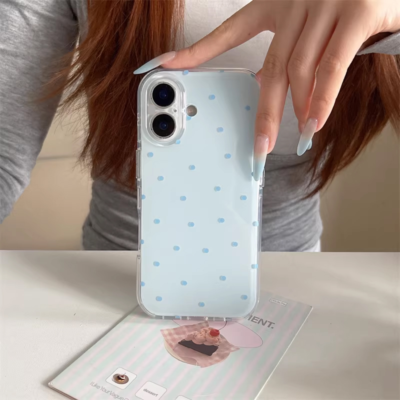 Korean Ins Girl Simple Blue Pi - Phone Cases Cool Girl ulasan dan harga