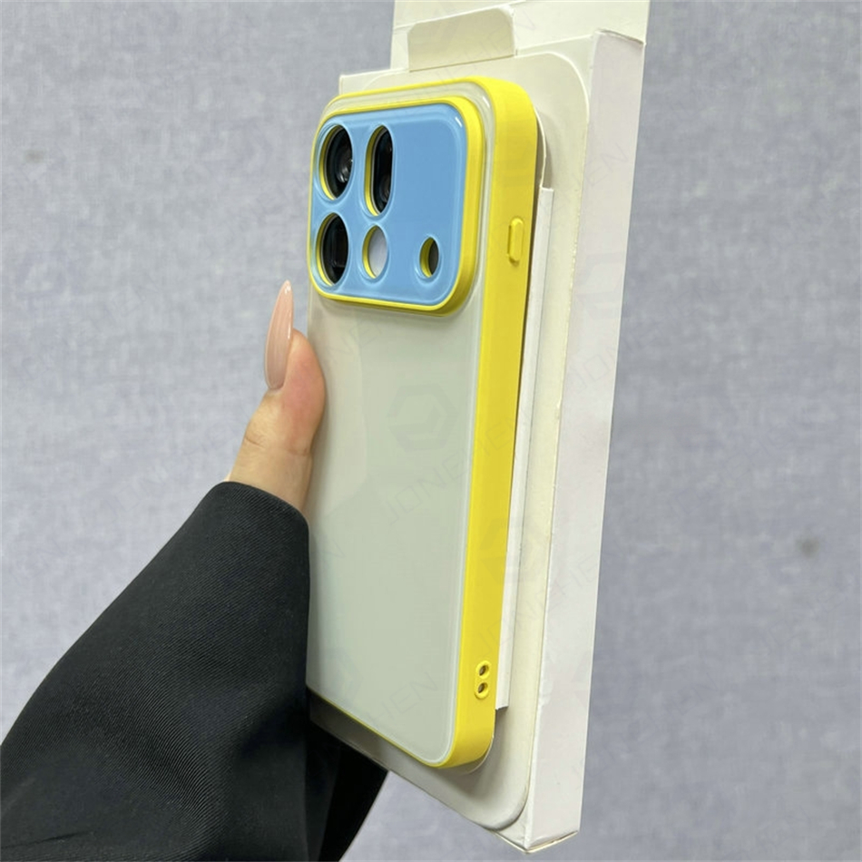 Dopamine Color Blocking Yellow - Phone Cases Oppo ulasan dan harga