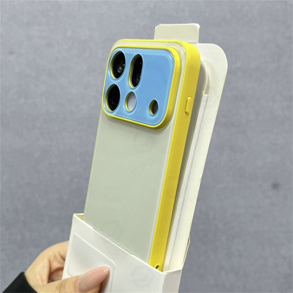 Dopamine Color Blocking Yellow - Phone Cases Oppo ulasan dan harga