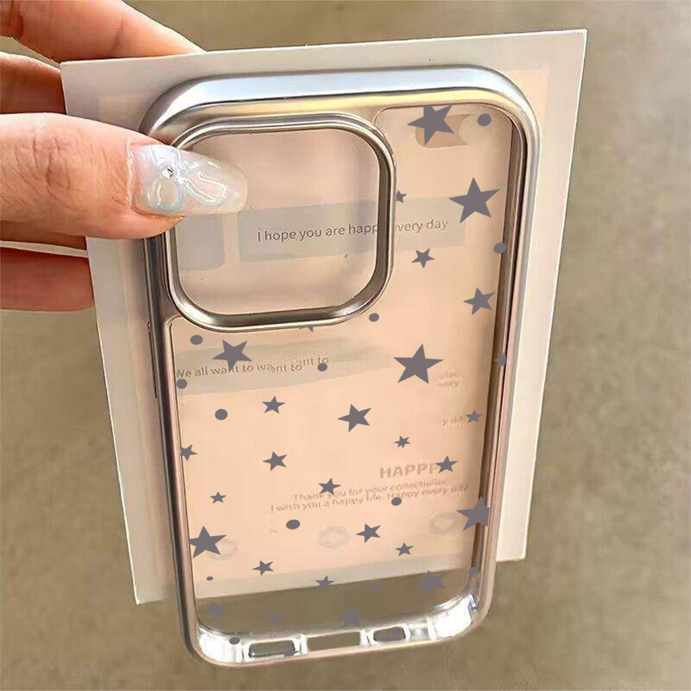 Y2K Stars Fashion Clear Cases  - Phone Cases Iphone 14 ulasan dan harga