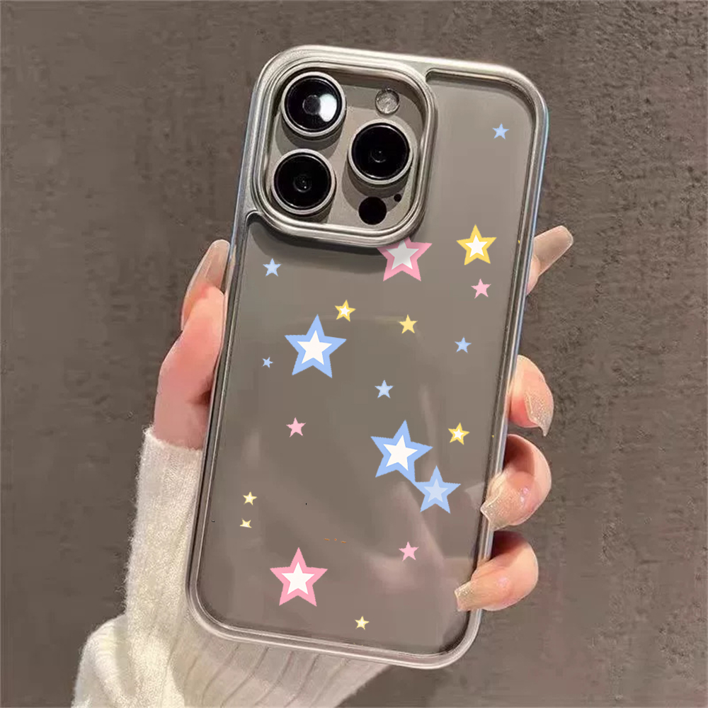 Y2K Stars Fashion Clear Cases  - Phone Cases Iphone 14 ulasan dan harga