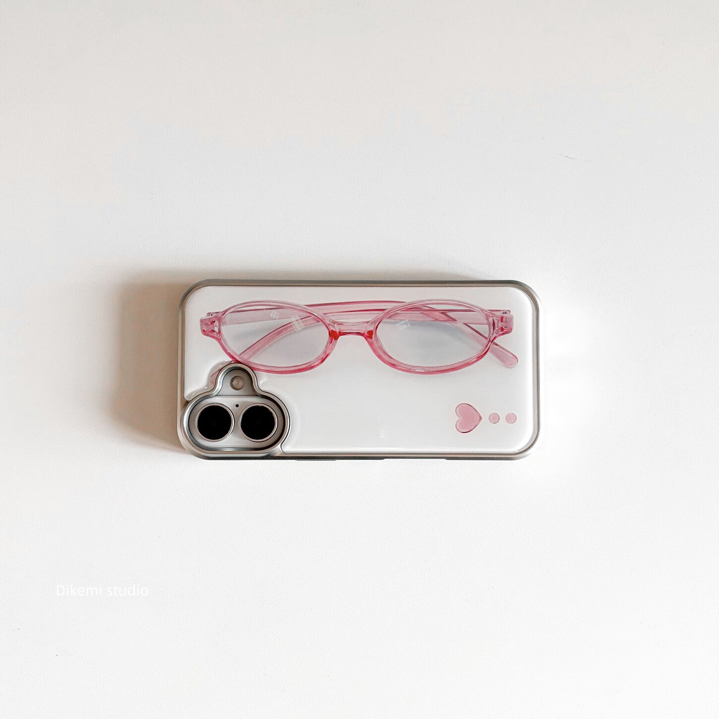 Korean ins Girl Heart Pink Gla - Phone Cases Cool Girl ulasan dan harga