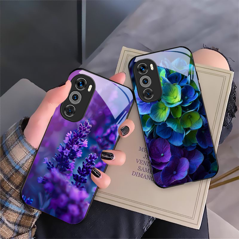 Purple tulip pattern For Motor - Phone Cases Purple ulasan dan harga