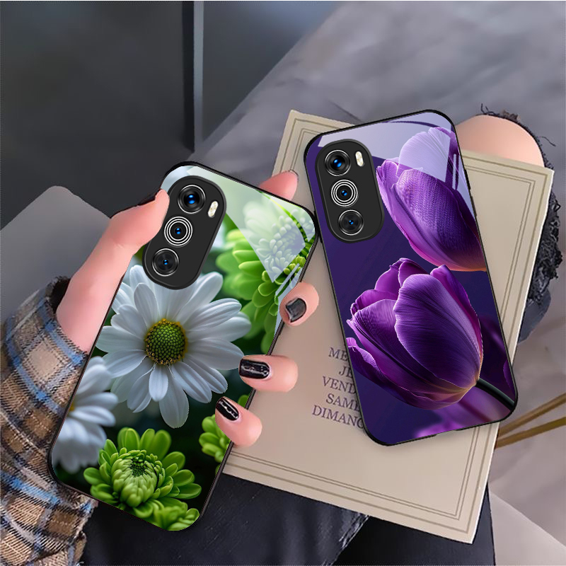 Purple tulip pattern For Motor - Phone Cases Purple ulasan dan harga