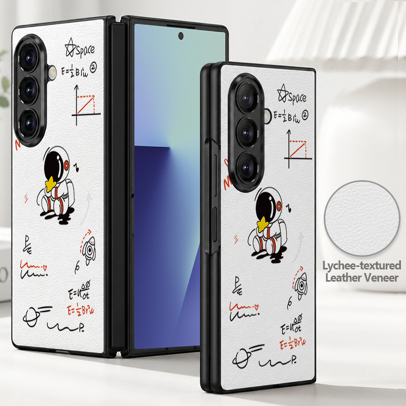 Cartoon Astronaut Printed PU L - Phone Cases Hard ulasan dan harga