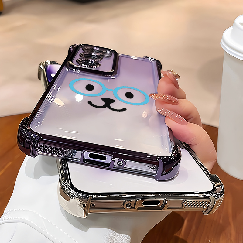 Graffiti Cute Blue Glasses Pho - Phone Cases Oppo ulasan dan harga