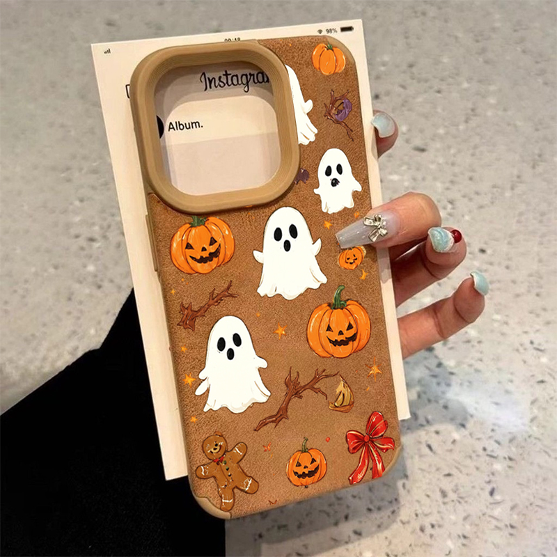 Halloween Cute Pumpkin Ghost P - Phone Cases Cute Iphone 14 ulasan dan harga