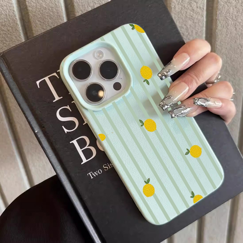 Shockproof Cute Lemon Pattern  - Phone Cases Cute Iphone 14 ulasan dan harga