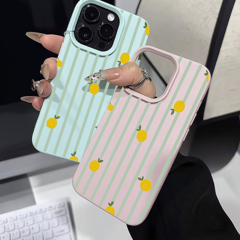 Shockproof Cute Lemon Pattern  - Phone Cases Cute Iphone 14 ulasan dan harga