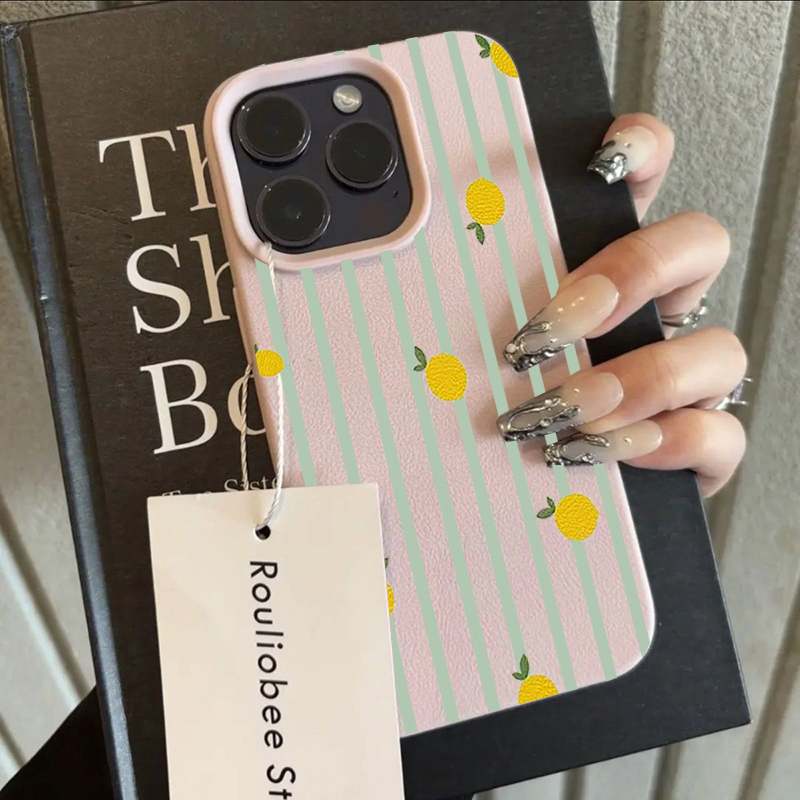 Shockproof Cute Lemon Pattern  - Phone Cases Cute Iphone 14 ulasan dan harga