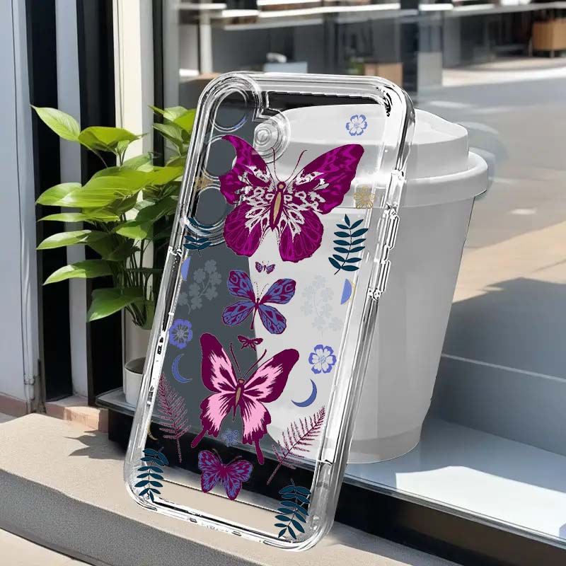 Purple Butterfly Graphic Phone - Phone Cases Purple ulasan dan harga