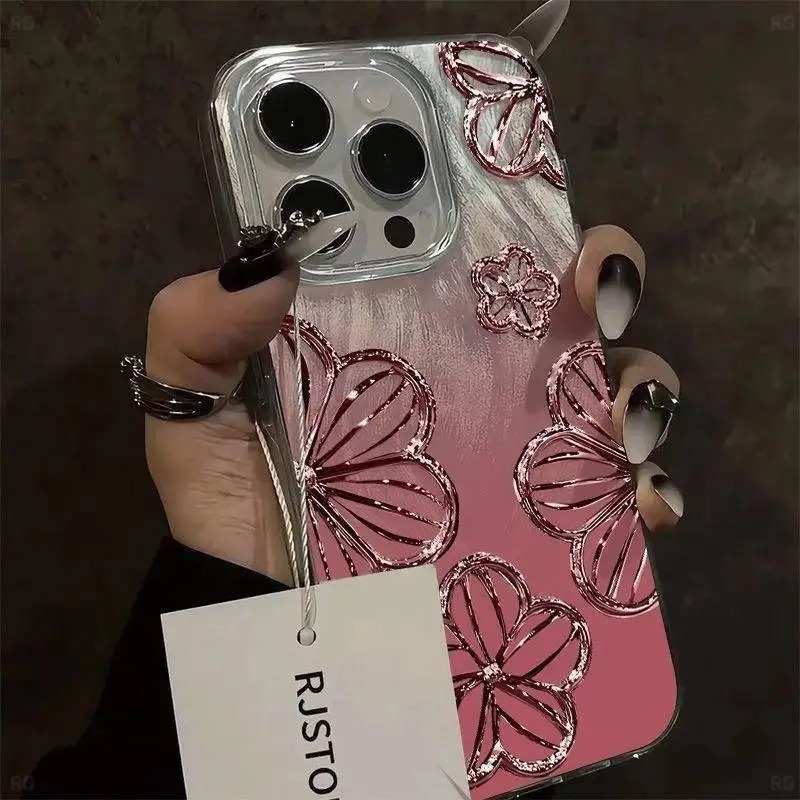 Fashionable Gradient Glass Flo - Phone Cases You Can Design ulasan dan harga