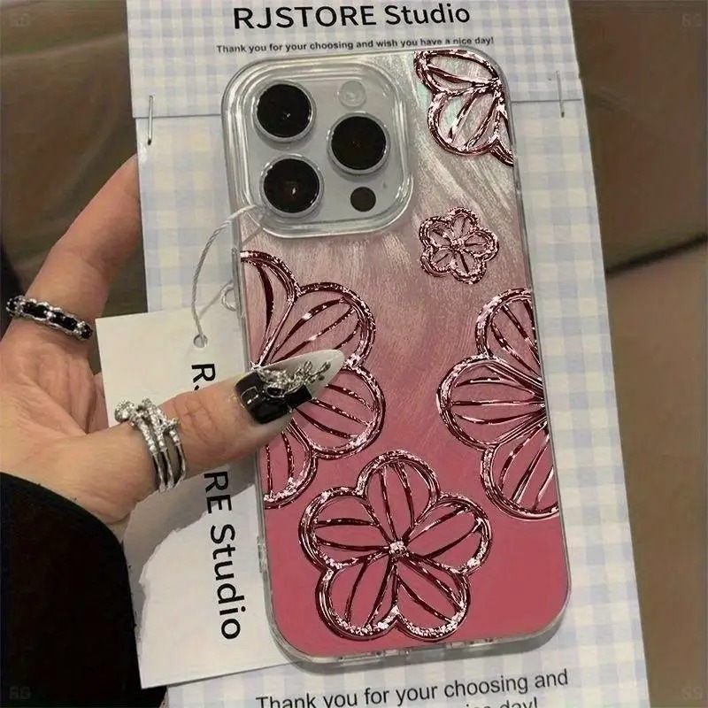 Fashionable Gradient Glass Flo - Phone Cases You Can Design ulasan dan harga