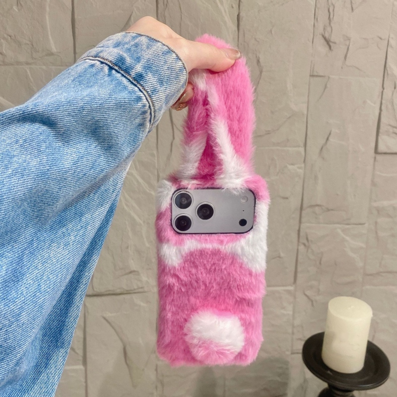 Cute Rabbit Design Fluffy Phon - Phone Cases Cute Iphone 14 ulasan dan harga