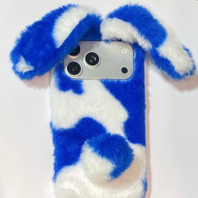 Cute Rabbit Design Fluffy Phon - Phone Cases Cute Iphone 14 ulasan dan harga