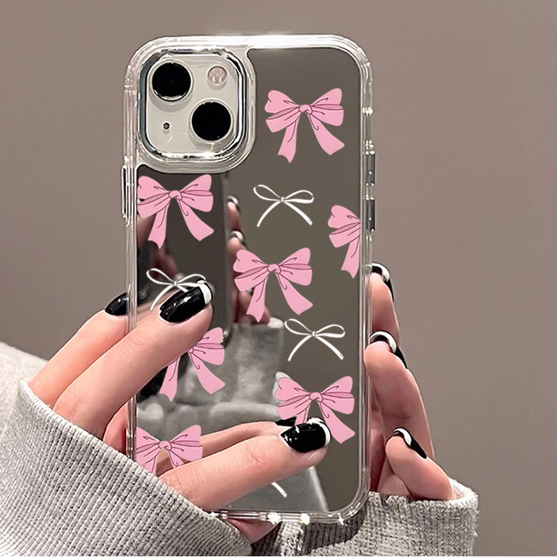 Cute Pink Black Bow Pattern Mi - Phone Cases Cute Iphone 14 ulasan dan harga