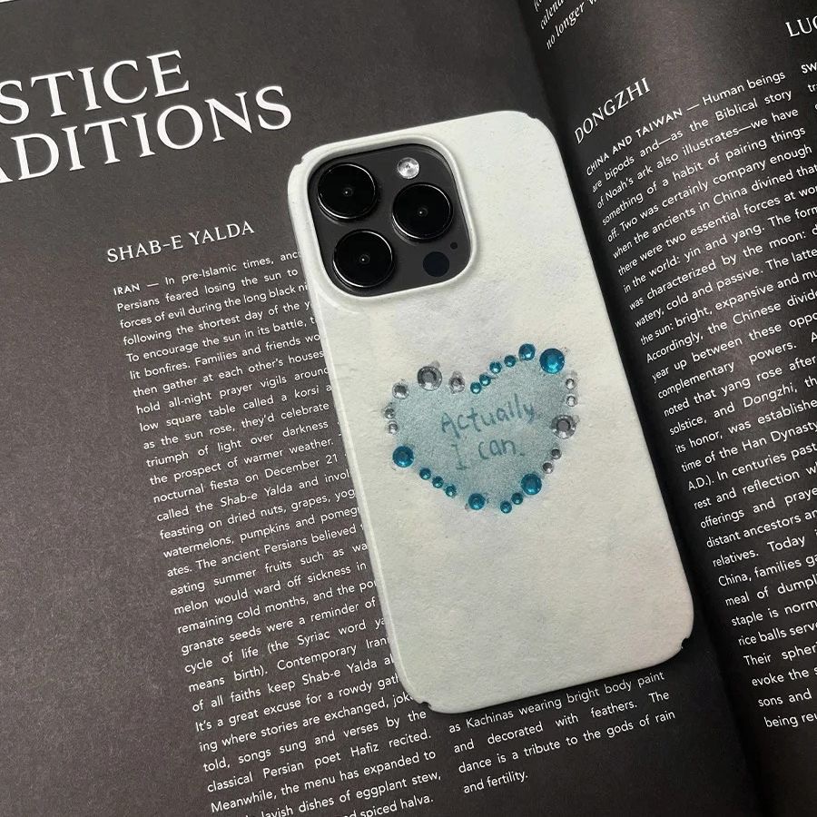 Sparkly Heart Design Empowerin - Phone Cases You Can Design ulasan dan harga