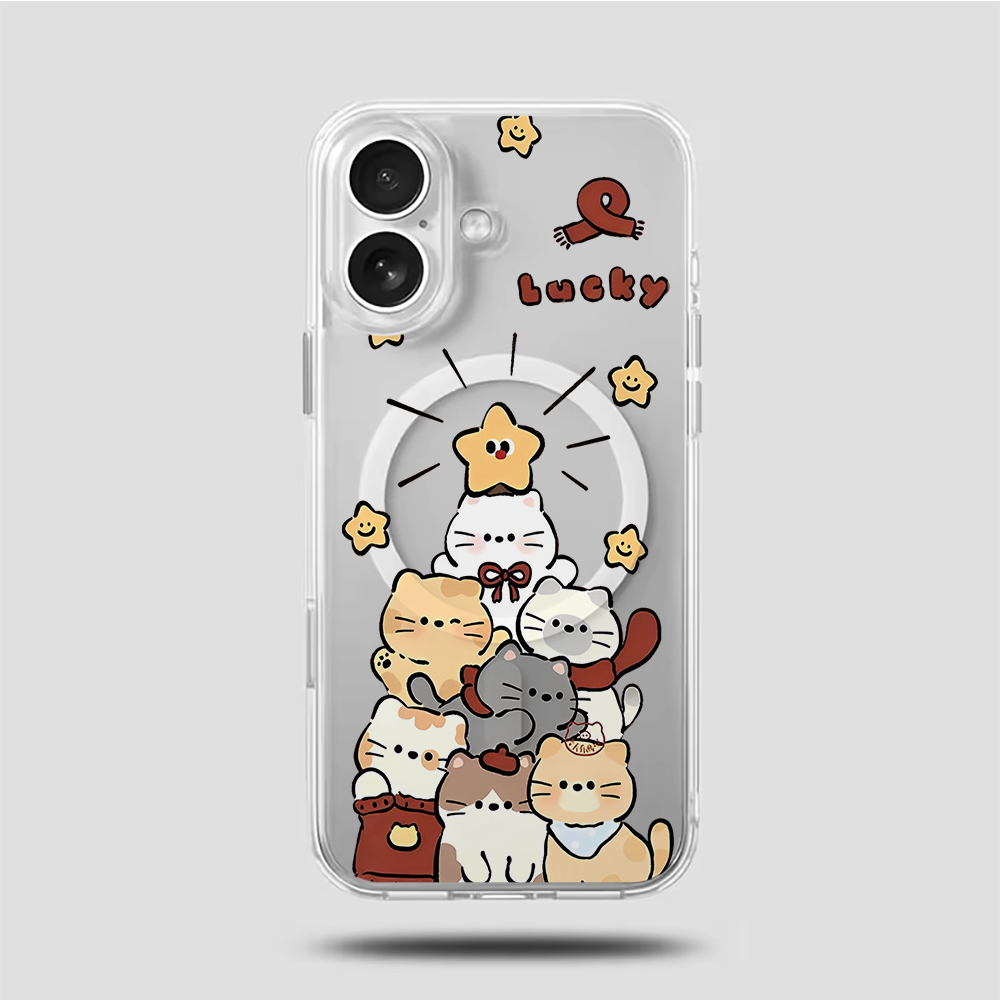 Cute Cartoon Kitten Print Comp - Phone Cases Iphone 14 ulasan dan harga