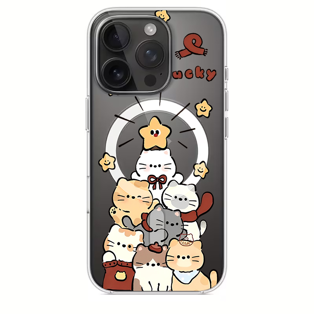 Cute Cartoon Kitten Print Comp - Phone Cases Iphone 14 ulasan dan harga